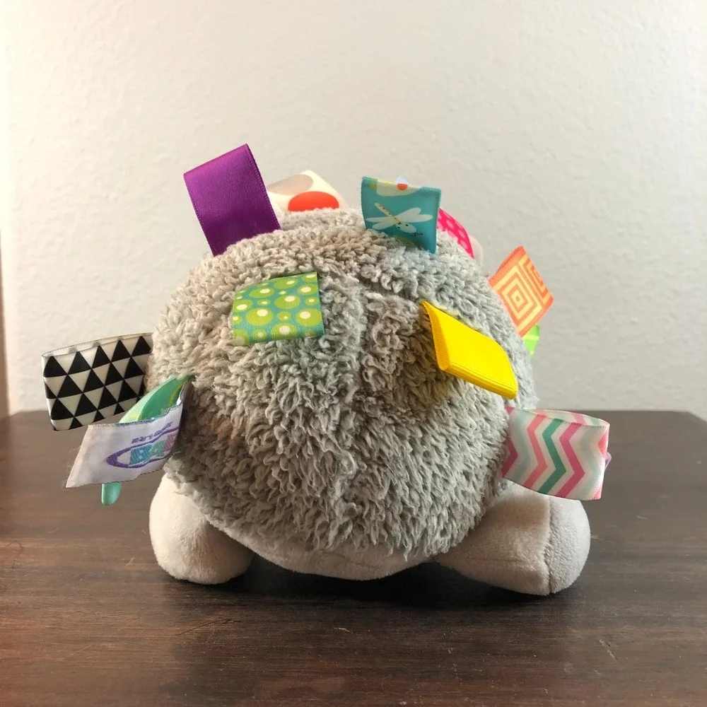 Mary Meyer Taggies Hedgehog Tag N Play Plush‎ Stuffed Animal Toy Lovey 8 Inch